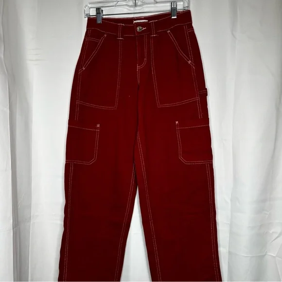 Garage womens navy cargo pants size 00 - Picture 3 of 9